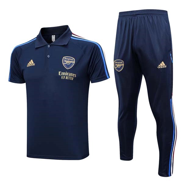 Polo Arsenal Conjunto Completo 2023 2024 Azul